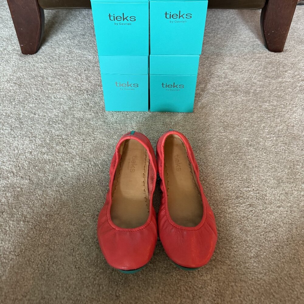 Tieks Ballet Flat Reinvented (Poppy - Size 8)